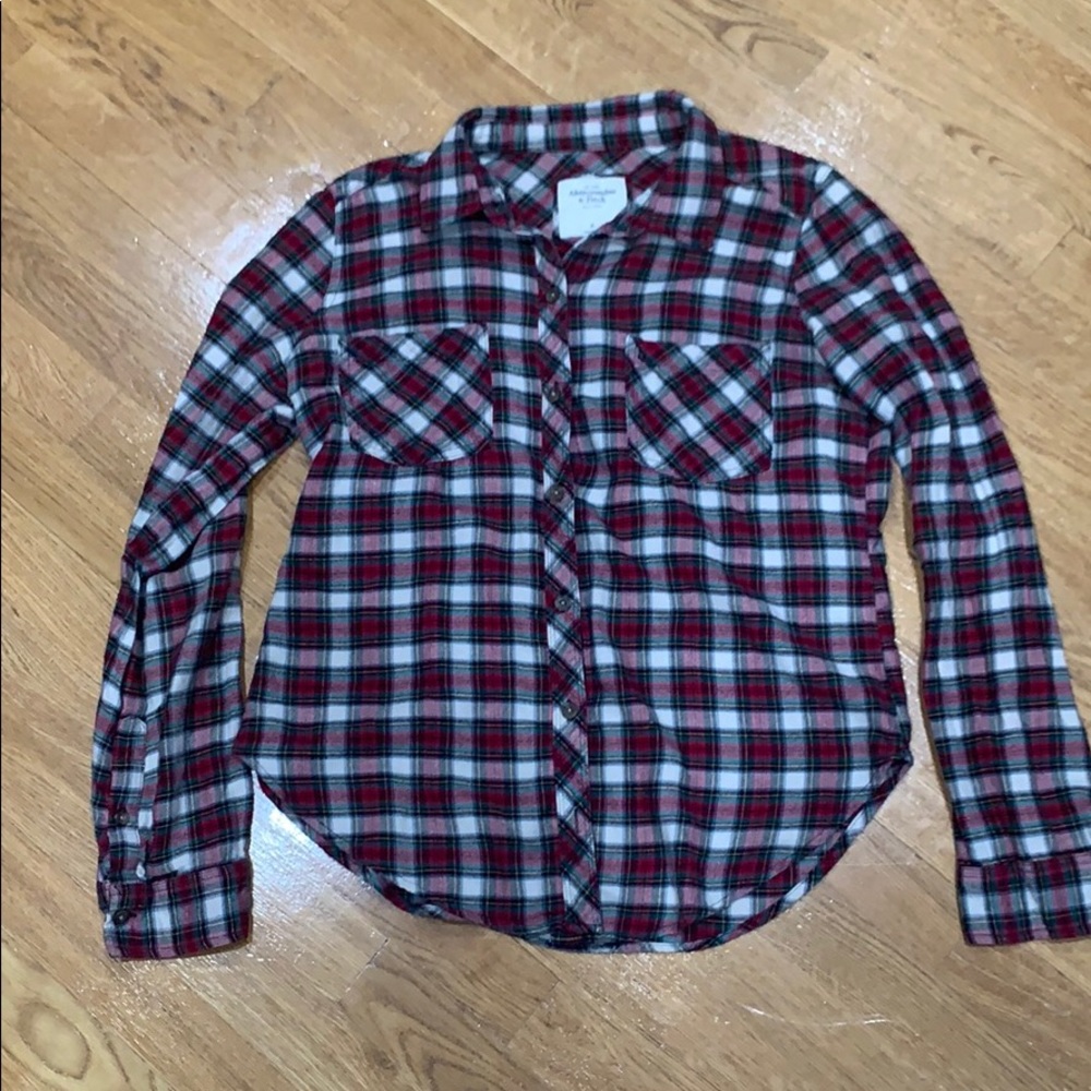 Super Soft Abercrombie flannel button down shirt